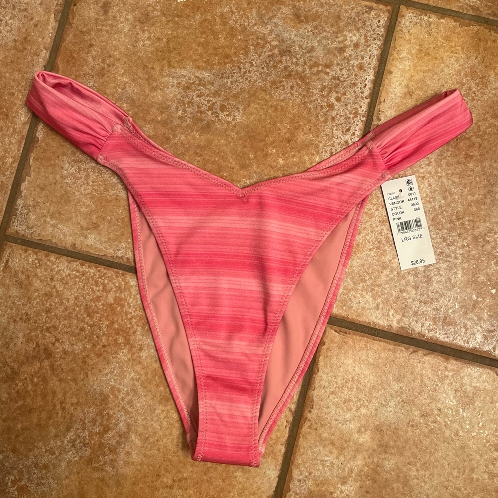 NWT PINK PACSUN CHEEKIE PINK BIKINI BOTTOM